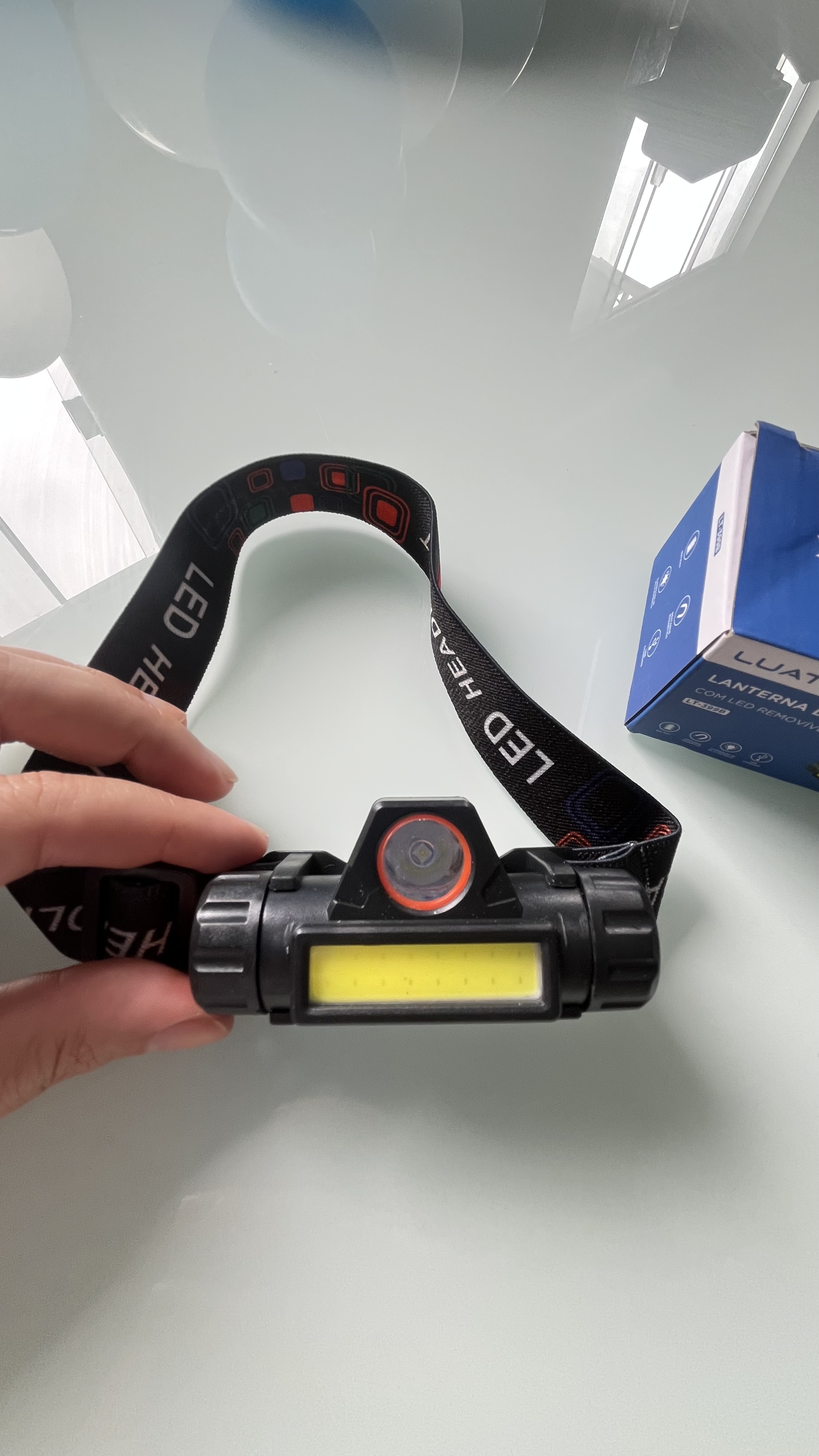 🔦 LANTERNA DE CABEÇA LED SUPER POTENTE 🔦