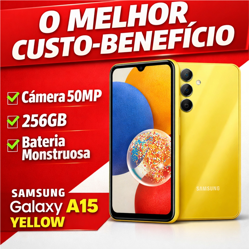 Samsung A15 256GB em excelente estado